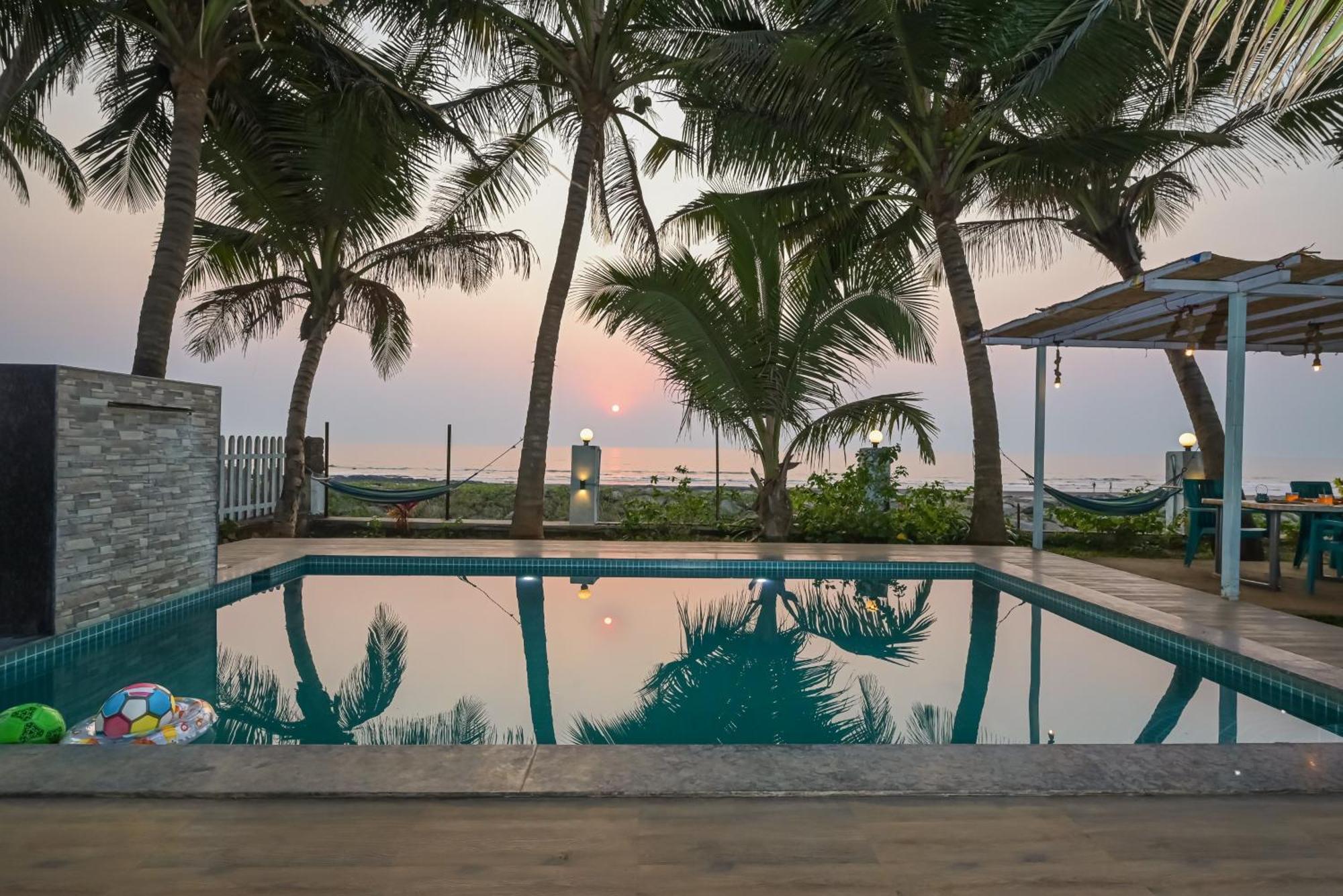 En Ocean Infinity Pool Villa Overlooking Sea ,Beach Touch Alībāg Ngoại thất bức ảnh