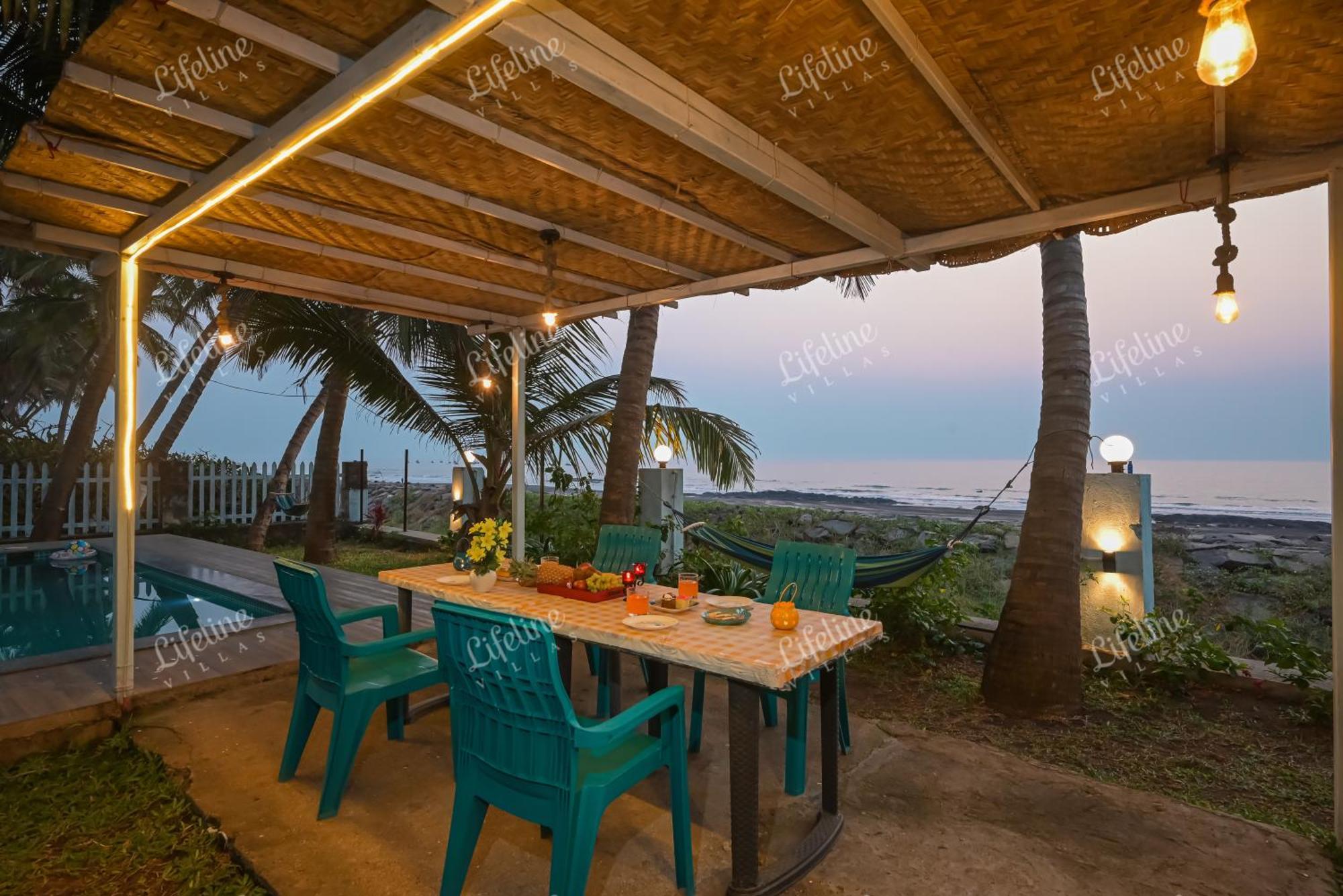 En Ocean Infinity Pool Villa Overlooking Sea ,Beach Touch Alībāg Ngoại thất bức ảnh